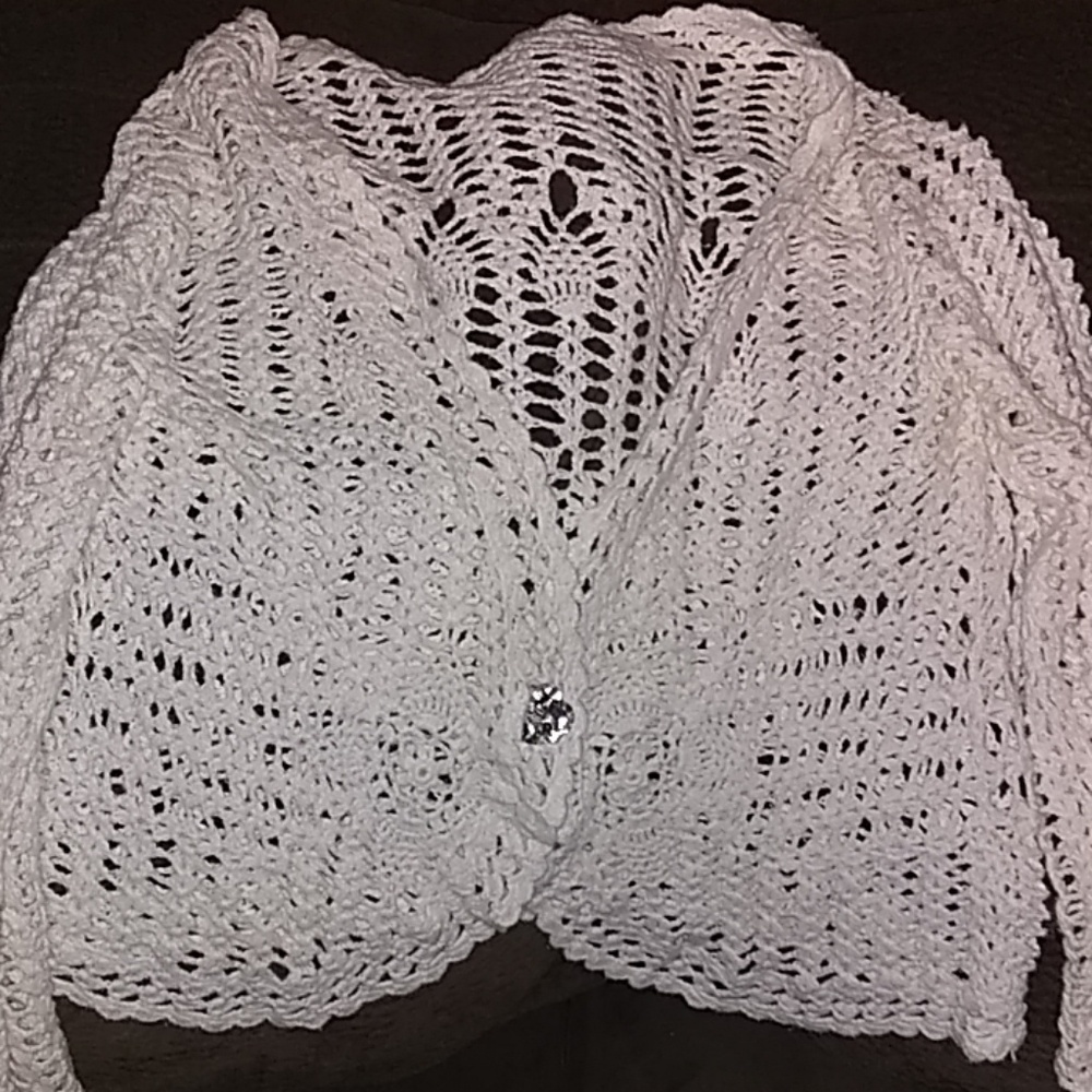 Girls crochet shaw